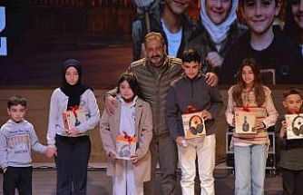 Çorum’da çocuklar sevap için yarıştı