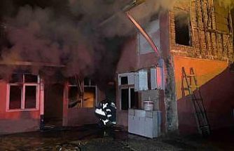 Çorum’da gecekondu yangını