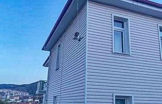 Çorum’da ipe takılan güvercini itfaiye kurtardı