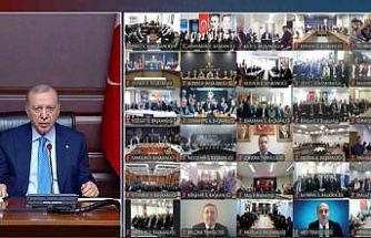 Cumhurbaşkanı Erdoğan: "Ramazan-ı Şerif’i maalesef bu sene de buruk bir kalple idrak ediyoruz"