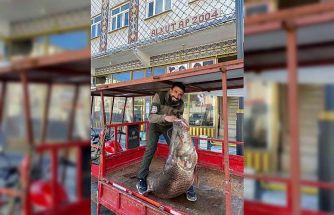 Çüngüş’te 100 kiloluk turna balığı yakalandı