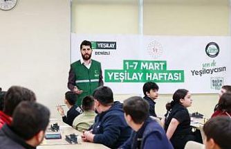 Denizli Yeşilay Haftası’nda yeşile büründü