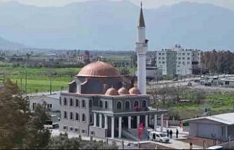 Depremin ardından inşa edilen 123. cami ibadete açıldı