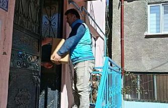 Derebucak’ta yardım kolileri ihtiyaç sahiplerine ulaştırıldı