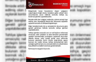 Devegeçidi Barajında su tahliyesine başlandı