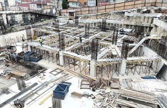 Dilovası Kent Meydanı Projesi’nde inşaat çalışmaları hızla ilerliyor