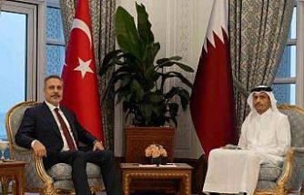 Dışişleri Bakanı Fidan, Katarlı mevkidaşı Al Thani ile bir araya geldi