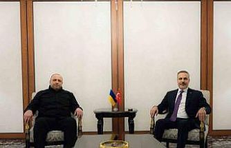 Dışişleri Bakanı Hakan Fidan, Ukrayna Milli Güvenlik ve Savunma Konseyi Sekreteri Rüstem Umerov ile Ankara’da bir araya geldi.