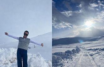 Diyadin’de kar engel tanımadı, öğretmenler görev başında