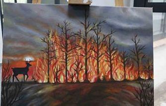 Diyarbakır’da "Gelecek, Köklerde Saklı" resim sergisi açıldı