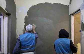 Diyarbakır’da ihtiyaç sahibi vatandaşın evi ‘denetimli serbestlik hükümlülerince’ onarıma alındı