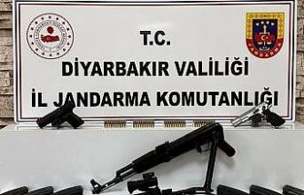 Diyarbakır’da silah kaçakçılığı operasyonu