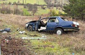 Domaniç-Tavşanlı kara yolunda trafik kazası: 2 yaralı