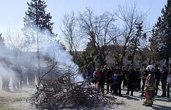 Dörtyol’da öğrencilere yangın eğitimi verildi