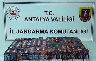 Döşemealtı’nda 314 adet kaçak elektronik sigara ele geçirildi