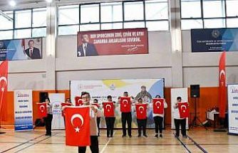 Down sendromlu gençler sporda becerilerini sergiledi