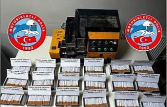 Durdurulan araçtan kaçak tütün çıktı