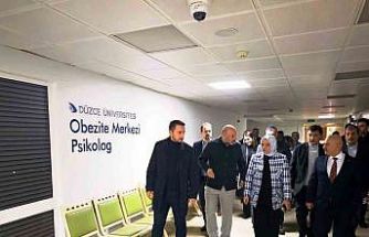 Düzce Üniversite hastanesindeki güçlendirme sürecini incelediler