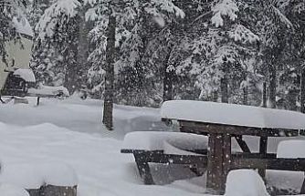 Düzce’nin yüksek kesimleri beyaza büründü: Kar kalınlığı 40 santimetreye ulaştı