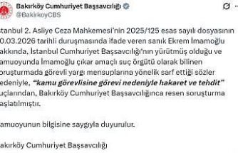 Ekrem İmamoğlu, hakkında "hakaret ve tehdit" suçlarından soruşturma başlatıldı