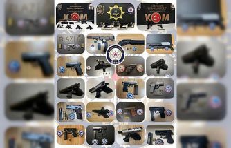 Elazığ’da aranan 124 şüpheli yakalandı