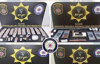 Elazığ’da uyuşturucuyla mücadele: 14 şüpheli tutuklandı