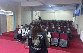 Erzincan’da öğrencilere güvenlik eğitimi verildi