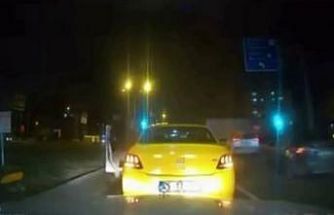 Erzurum’da korkutan kaza