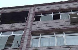 Eşini öldürüp evi ateşe verdi