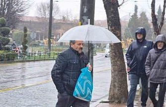 Eskişehir’de beklenen yağmur geldi