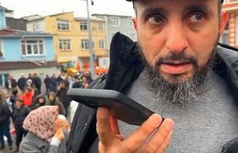 Fatih’te enkaz altındaki yakınıyla telefonda görüştü