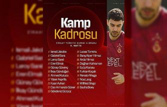 Galatasaray’da Alanyaspor maçının kamp kadrosu açıklandı