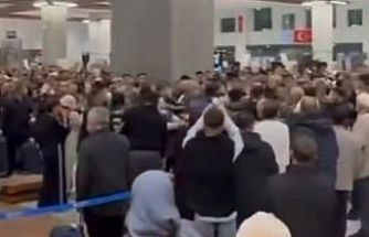 Gaziantep Havalimanı’ndan kavga ve gerginlik