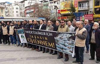 Gaziantep’te ABD ve İsrail’in İran’a yönelik saldırıları protesto edildi