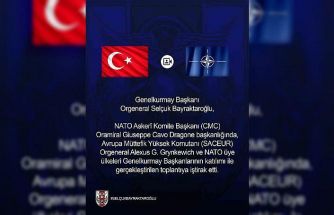 Genelkurmay Başkanı Orgeneral Bayraktaroğlu, NATO üye ülkeleri genelkurmay başkanlarının katıldığı toplantıya iştirak etti