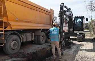 Hatay Büyükşehir Belediyesi,  Payas’ta içme suyu şebeke hattını yeniliyor
