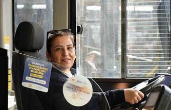 Hayaliydi, başardı: Şehrin ilk kadın otobüs şoförü oldu