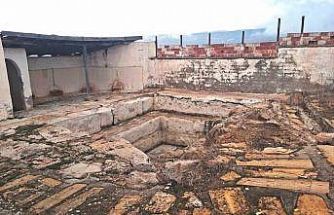 Hisarcık’taki tarihi Roma hamamı bakımsızlıktan yok oluyor