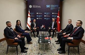 İletişim Başkanı Duran, KKTC Dışişleri Bakanı Ertuğruloğlu ile görüştü