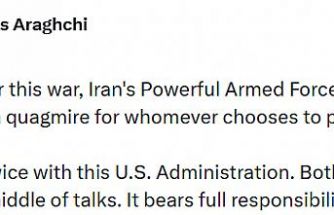 İran Dışişleri Bakanı Arakçi: "Akan kanın tüm sorumluluğu mevcut ABD yönetimine aittir"