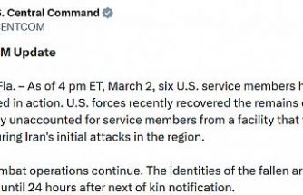 İran saldırılarında ölen ABD askerlerinin sayısı 6’ya yükseldi