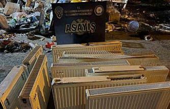 İskenderun’da kalorifer peteği hırsızları yakayı ele verdi