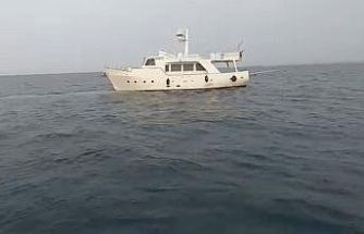 İtalya rotasındaki özel teknede düzensiz göçmen operasyonu