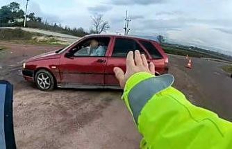 Jandarma uygulamasından kaçtı, tekrar geri döndü