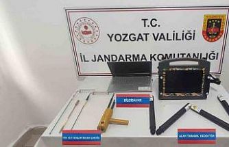 Kaçak kazı yapmak istediler, suçüstü yakalandılar