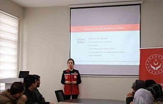 Kadına yönelik şiddetle mücadele eğitimi verildi