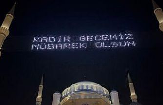 Kadir Gecesi Büyük Çamlıca Camii’nde dualarla idrak edildi