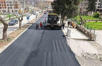 Kahramanmaraş’ta asfalt çalışmaları