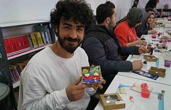 Kahramanmaraş’ta gençler Pusula Maraş’ın atölyesinde hem öğrendi hem üretti