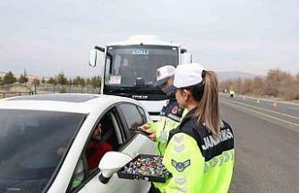 Kapadokya’da jandarmadan tatlı uygulama